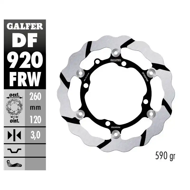 Pas Cher BRAKE DISC FLOAT WAVE GR