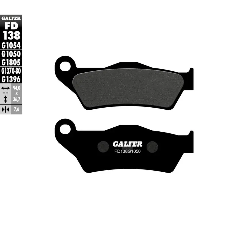 BRAKE PAD SEMI METAL SCOOTER Nouvel Arrivage