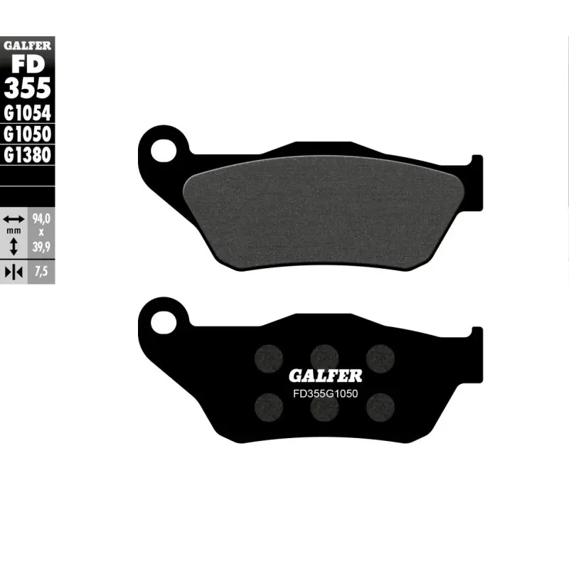 Nouvelle Collection BRAKE PAD SEMI METAL SCOOTER