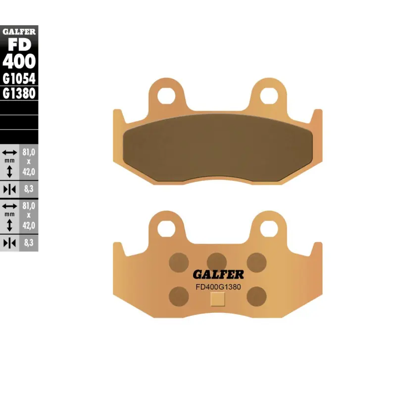 BRAKE PAD SINTERED SCOOTER Super Prix