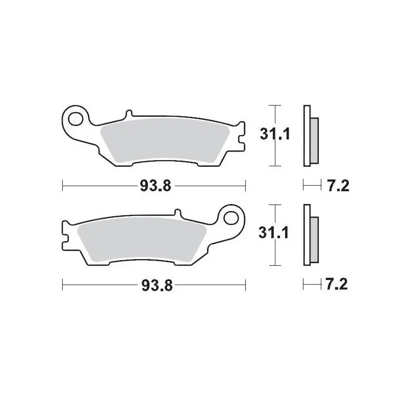 Commander Vite BRAKE PAD RACING GP
