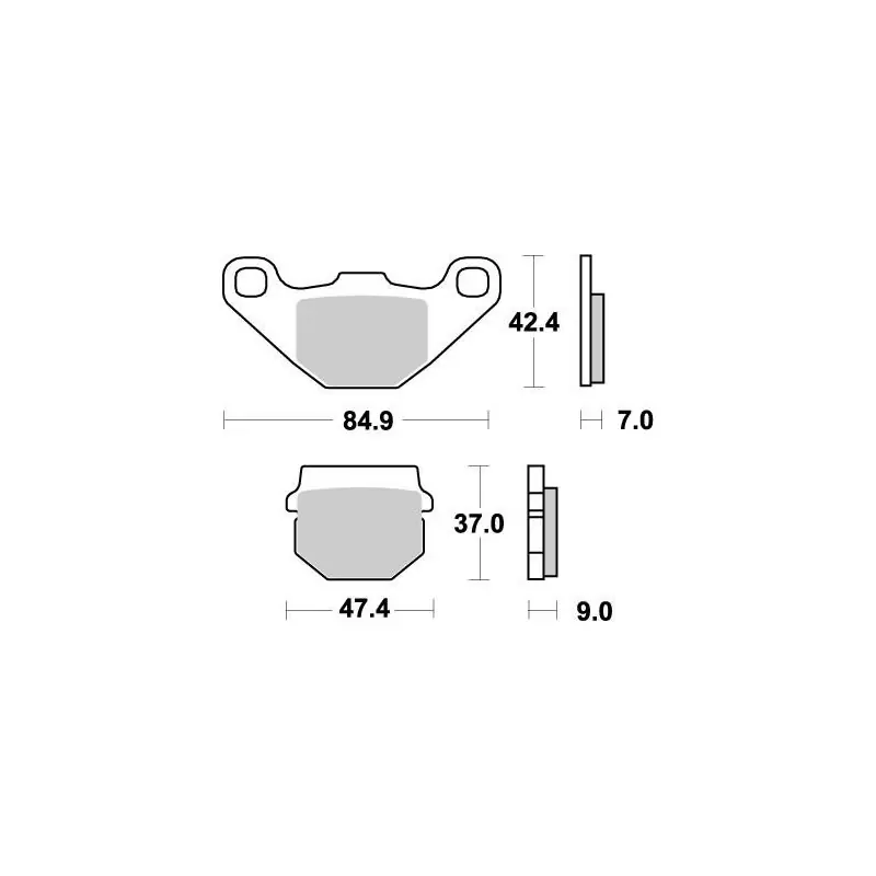 BRAKE PAD NITRO Commande En Gros