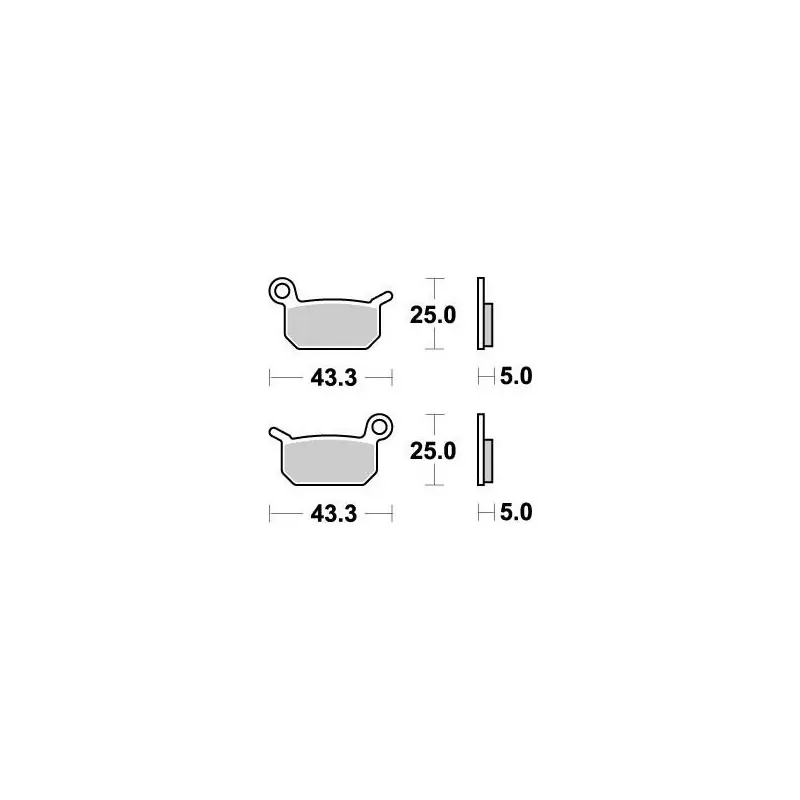 BRAKE PAD NITRO Bon Marché