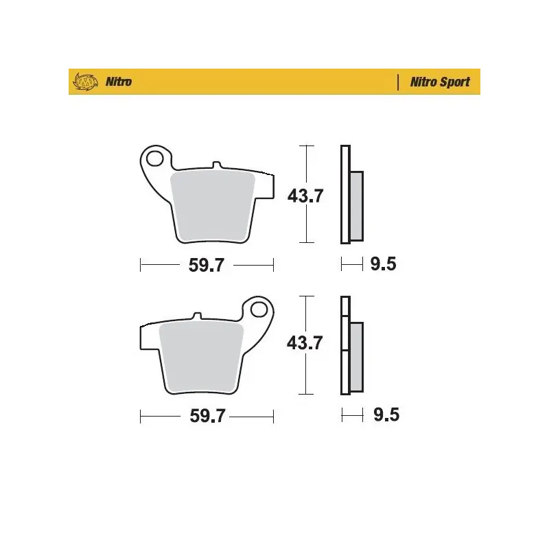BRAKE PAD NITRO SPORT Dernière Chance