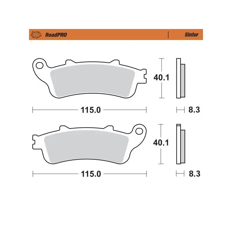 Seulement Aujourd&rsquo;hui BRAKE PAD SINTER REAR