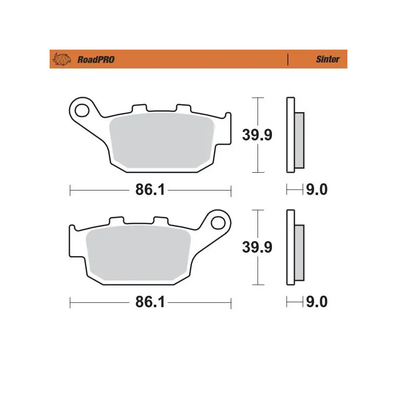 BRAKE PAD SINTER REAR Nouvelle Collection