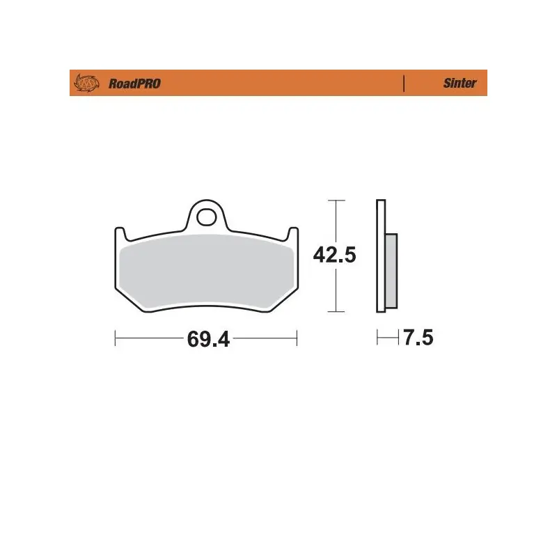 BRAKE PAD SINTER REAR Produit De Marque