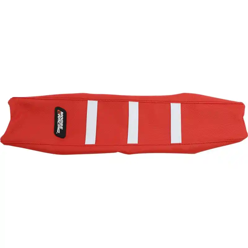 SEAT COVER RIBBED GAS RED Prix Cassé