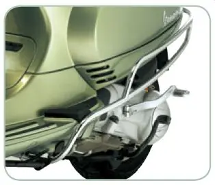 Commander Vite Arceaux latéraux d&rsquo;origine chromés Vespa LX / LXV