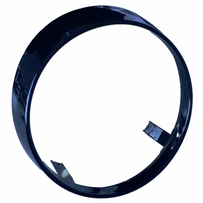Cadre de phares anneau de lampe Vespa GTS 2019 – Noir Brillant Bon Plan