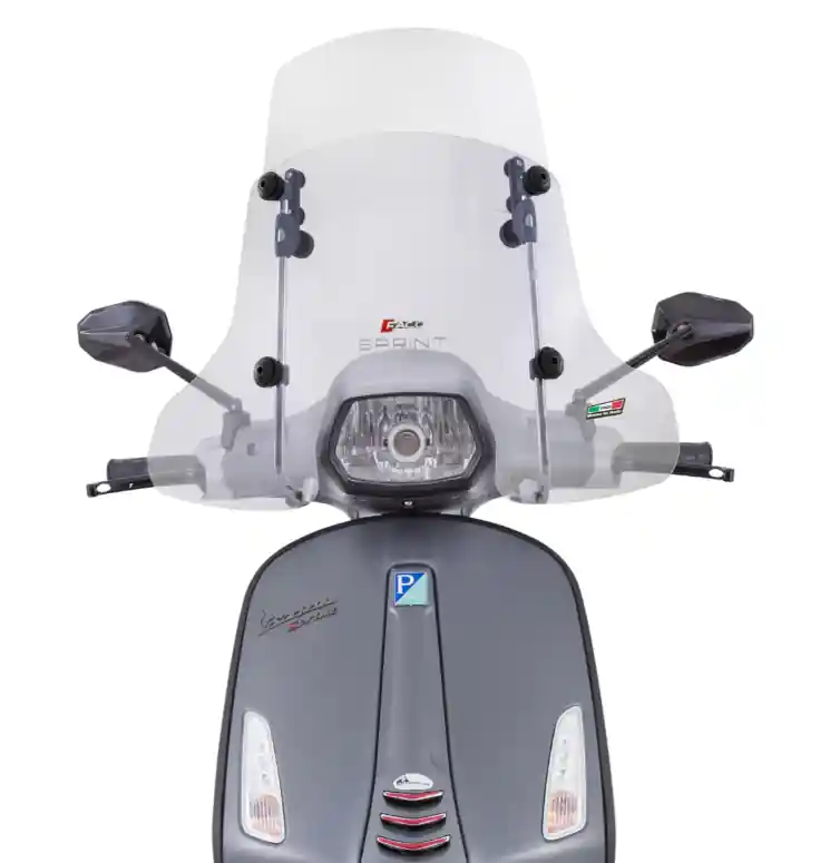 Pare-brise Faco « Twin-Screen » pour Vespa Sprint – clair Authentique