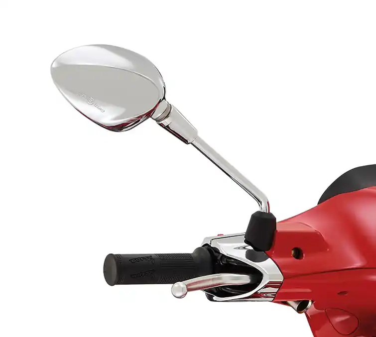 Bon Marché Rétroviseur droit chromé pour Vespa Sprint 50-150ccm 2T/4T