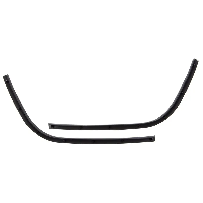 Usine Directe Tube mono fente marchepied noir brillant pour Vespa Primavera/Sprint 50-150ccm
