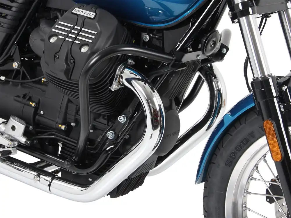 Arceau de protection moteur noir pour V 7 III stone/ special/ Anniversario/ Racer (année 17-) Offre Du Jour
