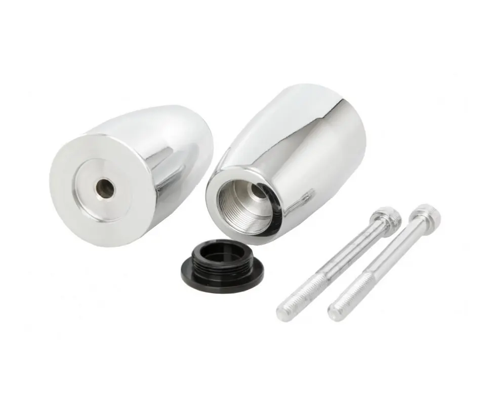 Nouvelle Collection Poids de guidon ZELIONI pour Vespa, la paire, chrome