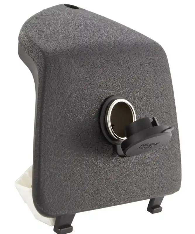 Cache-bagages gauche avec allume-cigare 12V pour Vespa GTS/GTS Super/GTV/GT, noir Authentique