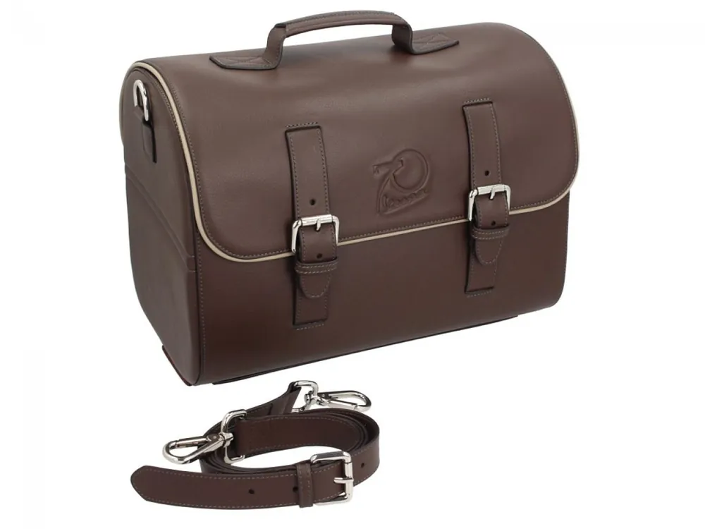Jusqu&rsquo;à Épuisement Des Stocks Sac en cuir original Vespa version 70 ans – Marron
