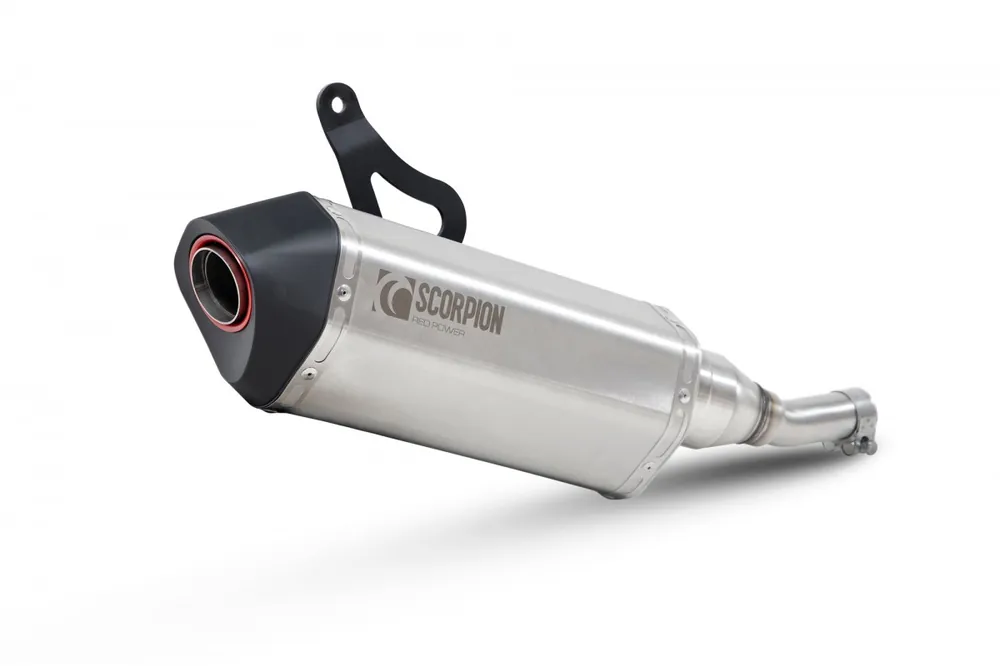 Must-Have Échappement sport Scorpion « Red Power » argent pour Vespa GTS/GTS Super/GTV 300ccm HPE (`20-) Euro 5