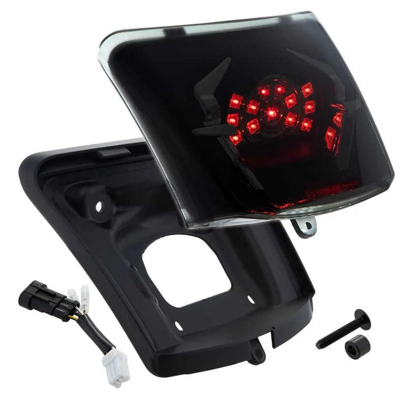 Feu arrière MK II LED pour Vespa GTS/GTS Super/GTV 125-300ccm HPE (&rsquo;18-), teinté Paiement Sécurisé