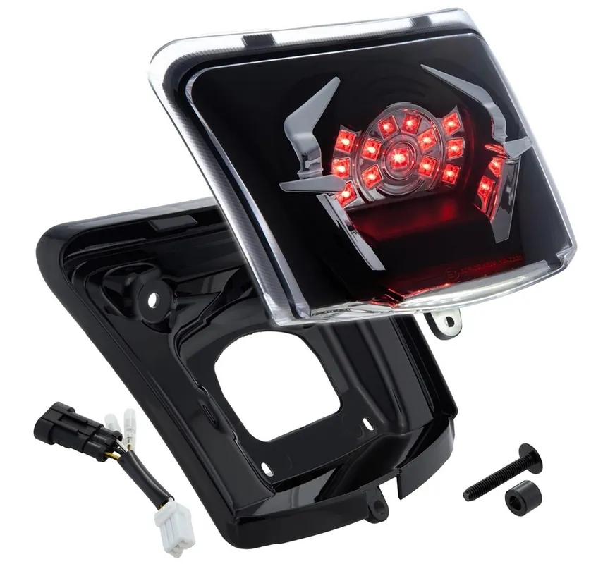 Feu arrière MK II LED pour Vespa GTS/GTS Super/GTV 125-300ccm HPE (&rsquo;18-), clair Commander Vite