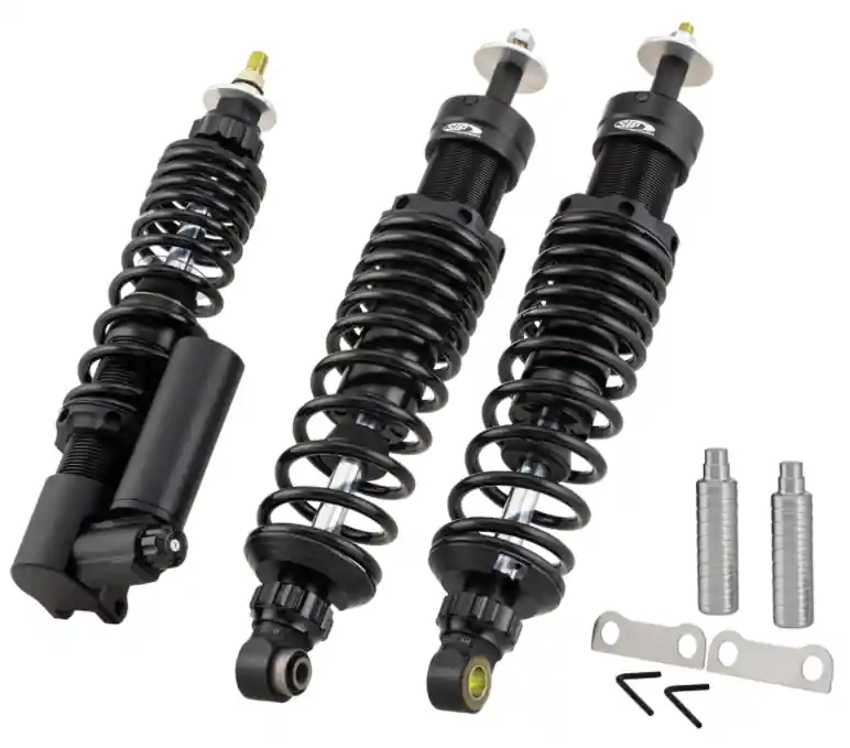 Kit amortisseur avant & arrière pour Vespa GTS/GTS Super/GTV/GT 60/GT/GT L 125-300ccm, noir mat Super Prix