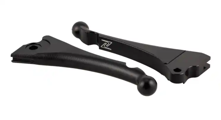 Kit levier de frein sport « Shorty 3D » gauche/droite pour Vespa LX/LXV/S/Primavera/Sprint, noir Must-Have