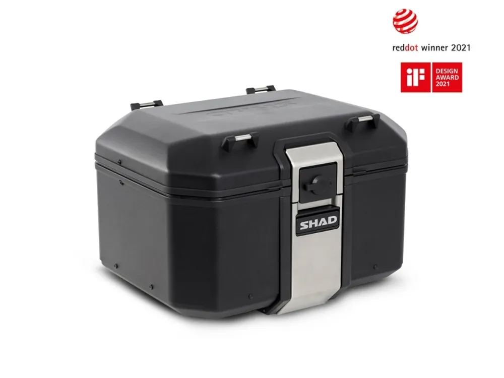 Shad Topcase TR48, aluminium noir, 48 l Meilleure Vente