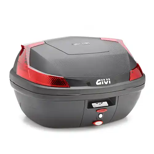 Affaire À Saisir B47 BLADE MONOLOCK Topcase avec plaque et réflecteurs rouges d&rsquo;origine Givi