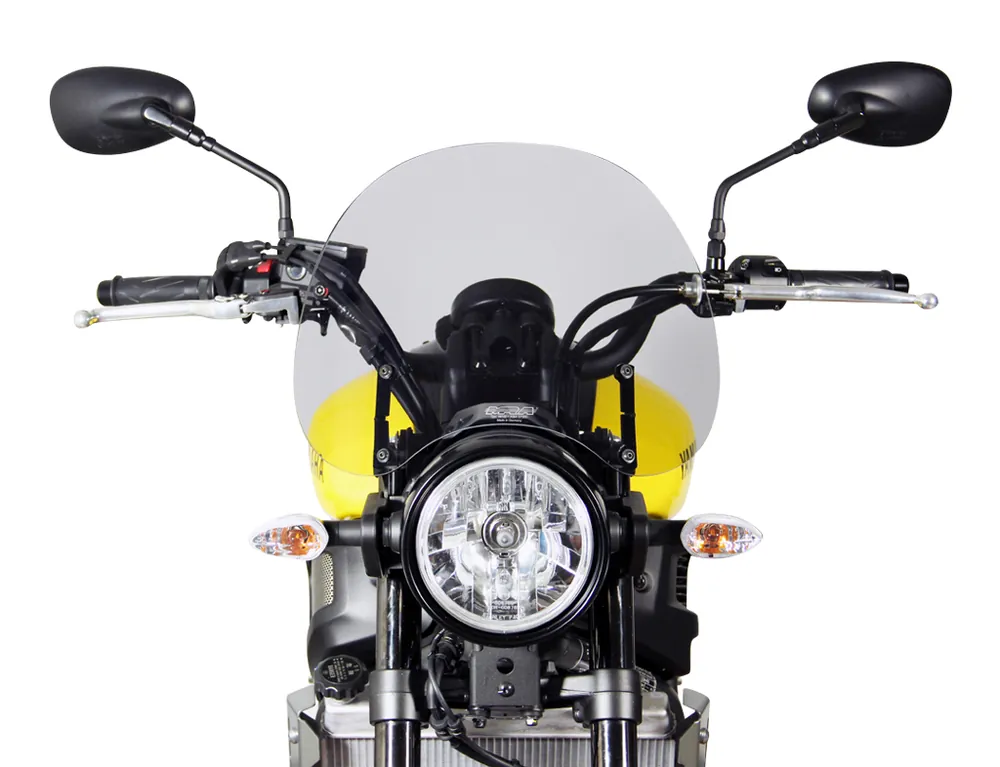Vitre de tourisme MRA « NT » noire pour YAMAHA XSR 700 toutes les années de construction Nouveauté