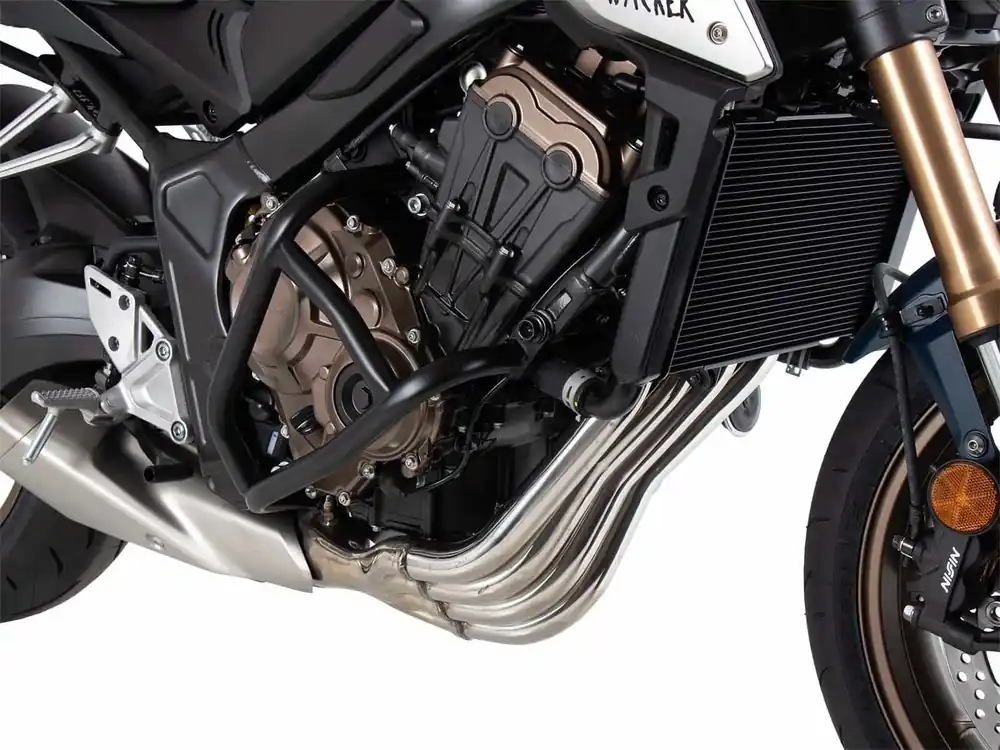 Arceau de protection moteur « Solid » noir pour Honda CB 650 R (21-23) Hepco & Becker Soldes