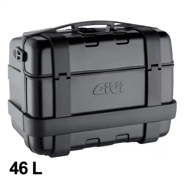 Dernier Modèle Trekker 46 litres MONOKEY valise avec housse alu noire Givi