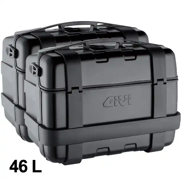 Vente Directe Kit de valises Givi Trekker 46L noir Monokey