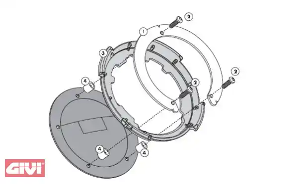 Givi fixation réservoir Ducati Monster 696/796/1100/EVO Offre Exclusive
