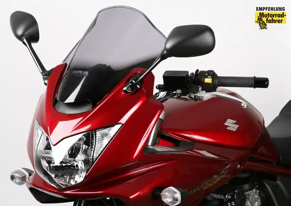 Authentique Vitre racing MRA « R » pour SUZUKI GSF 650 S / 1200 S / 1250 S Gris fumée