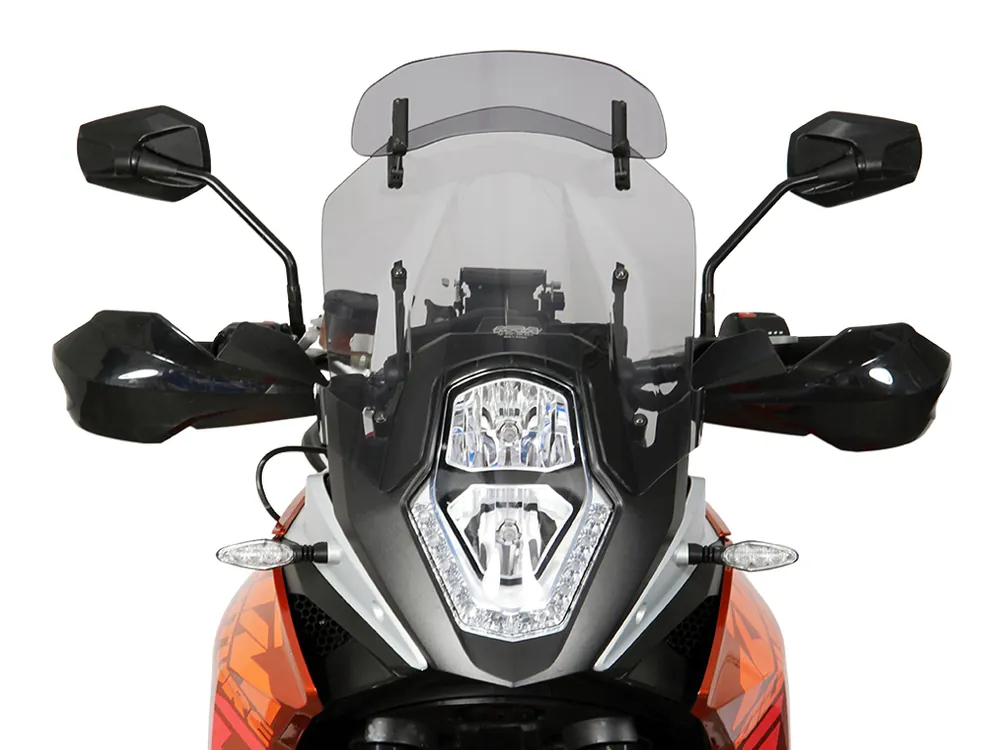 Ecran Variotouring MRA « VT » pour KTM ADVENTURE 1050 / 1090 / 1190 – toutes les années de construction Gris fumée Haute Qualité