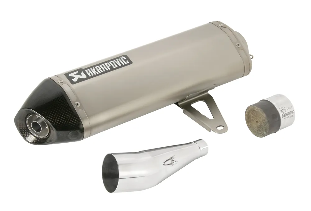 Silencieux sport d&rsquo;origine Honda SH300i AKRAPOVIC Titan Slip-On Line Populaire