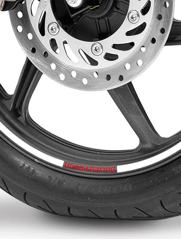 Vente Directe Original Honda CB 650 F/ CBR 650 F/ CBR125R jeu d&rsquo;autocollants de jantes argenté