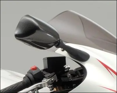Vente Directe Cache rétroviseur, optique carbone pour Suzuki GSX1300R Hayabusa BJ. 2008-2012/ GSX1300R Hayabusa BJ. 201