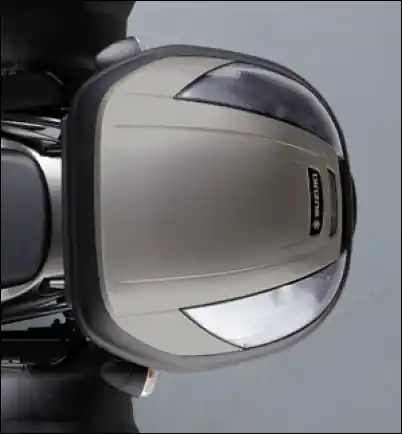 Paiement Sécurisé Couverture peinte – Top-Case 37 litres, gris pour Suzuki GSF1250N BJ. 2010-2013/ GSX1250F BJ. 2010-2