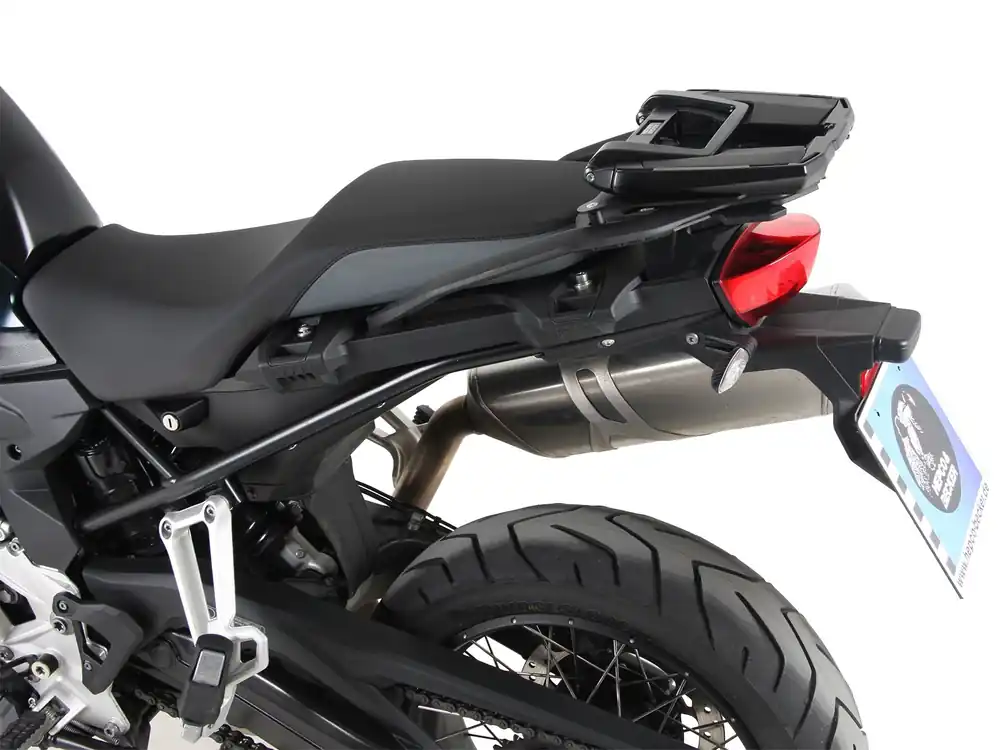 Certifié Support de top case Easyrack noir pour BMW F 850 GS Hepco & Becker