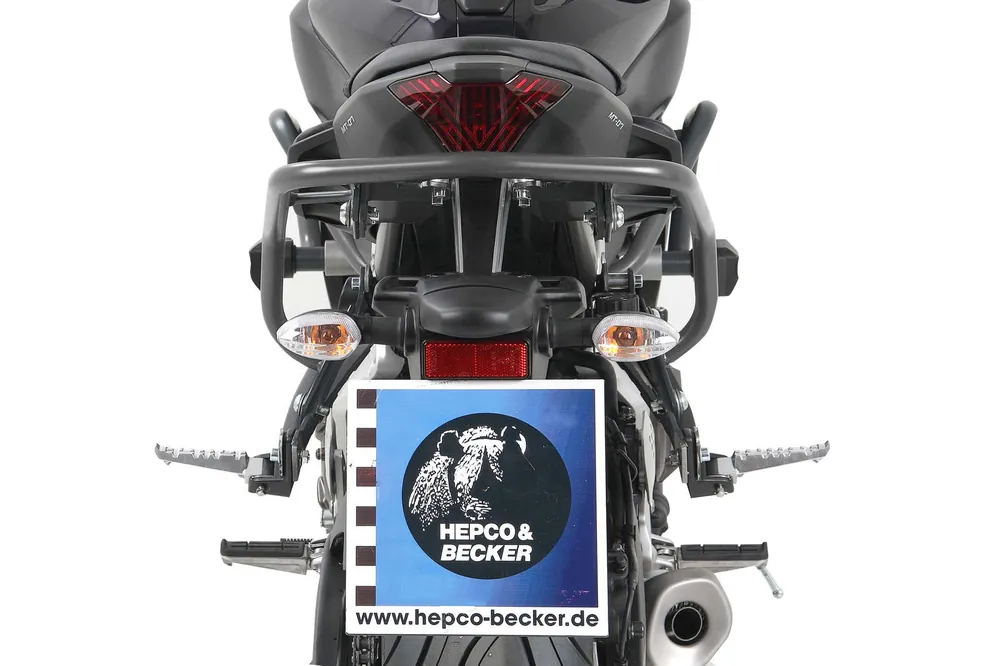 Usine Directe Arceau de protection arrière Lock it anthracite pour Yamaha MT-07 (année 14-17) Hepco & Becker