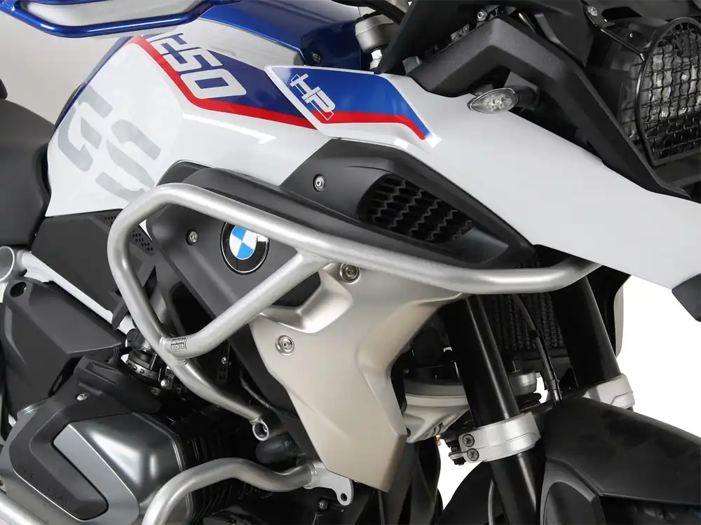 Soldes Arceau de protection du réservoir argenté pour BMW R 1250 GS (19-23) Hepco & Becker