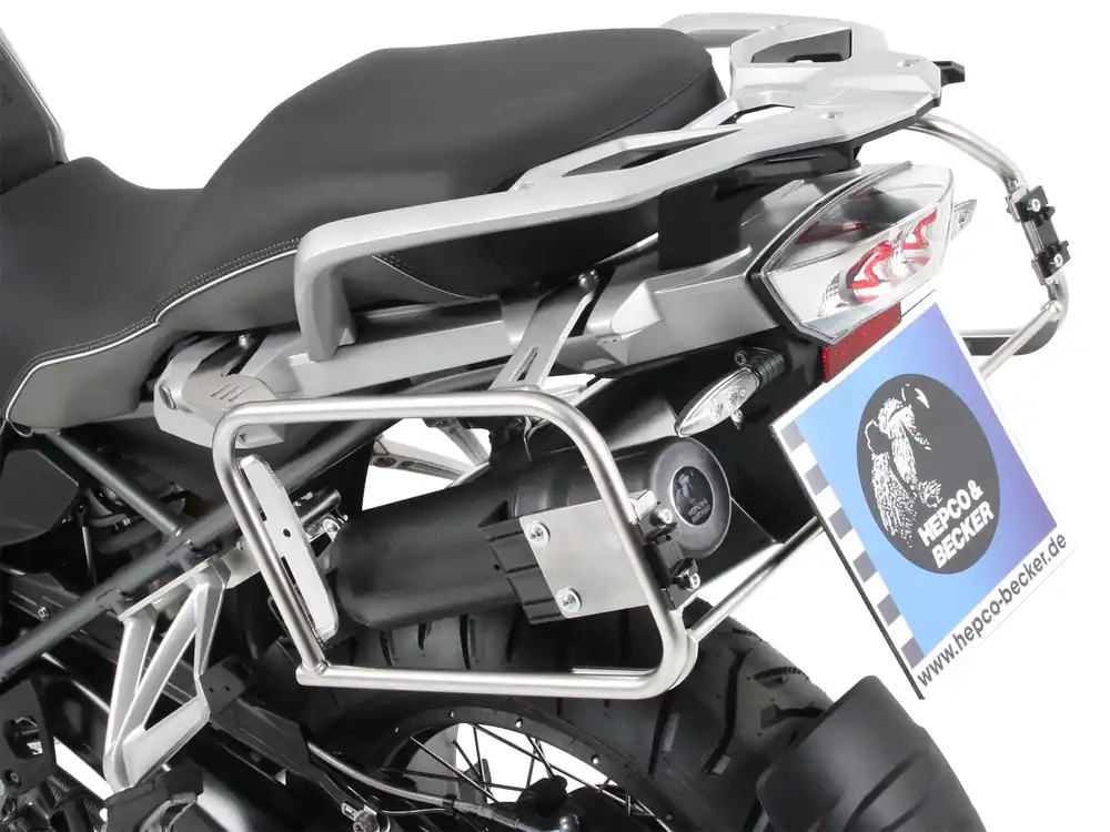 Soldes Boîte à outils noire pour support de valises latérales Cutout pour BMW R 1250 GS (19-23) Hepco & Becker