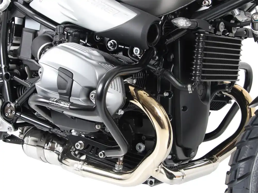 Arceau de protection moteur noir pour BMW R nineT Scrambler (16-23) Hepco & Becker Petit Prix