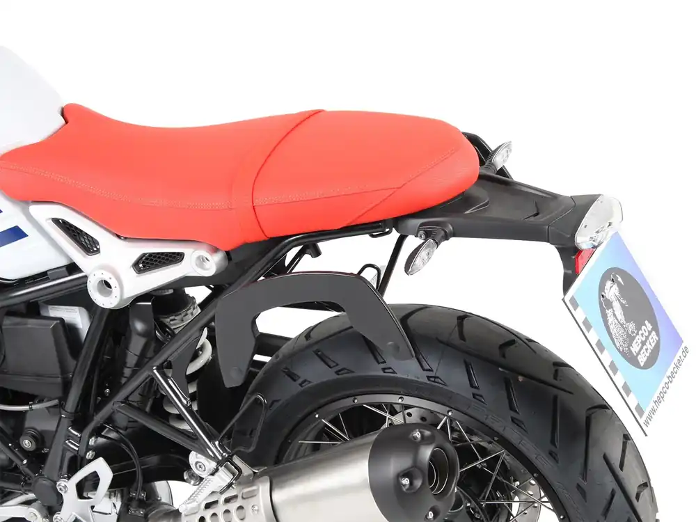 Acheter En Ligne Supports latéraux C-Bow noirs pour BMW R nineT Urban G/S (17-23) Hepco & Becker