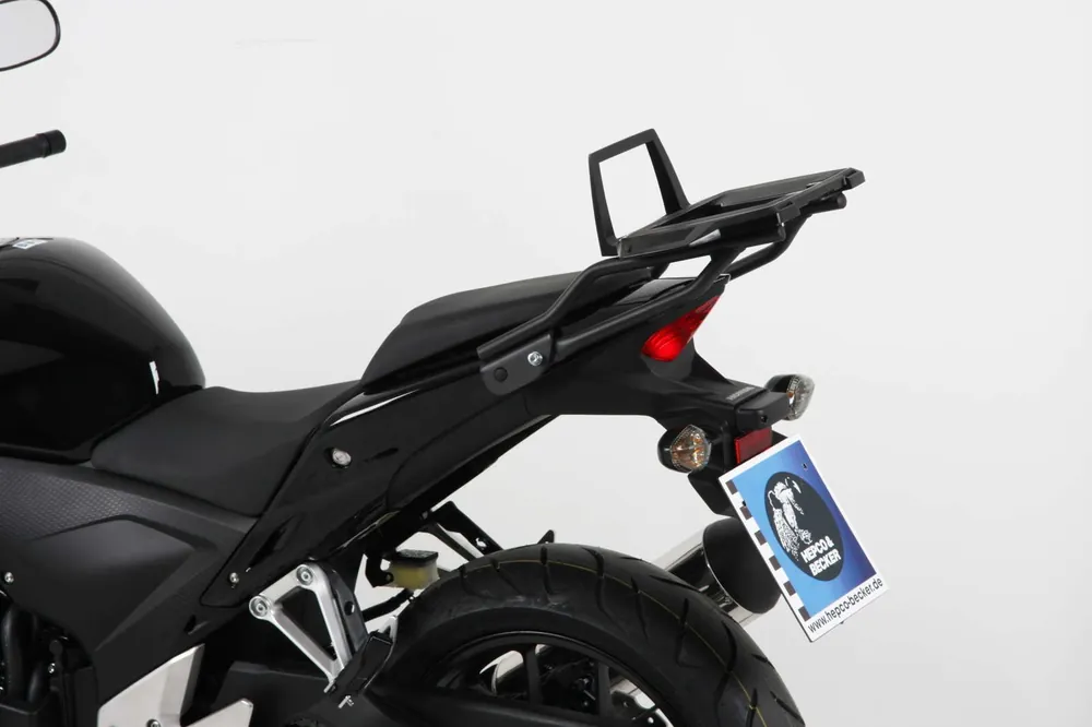 Support de top case Alurack anthracite pour Honda CB 500 F (13-15) Hepco & Becker Commander Vite