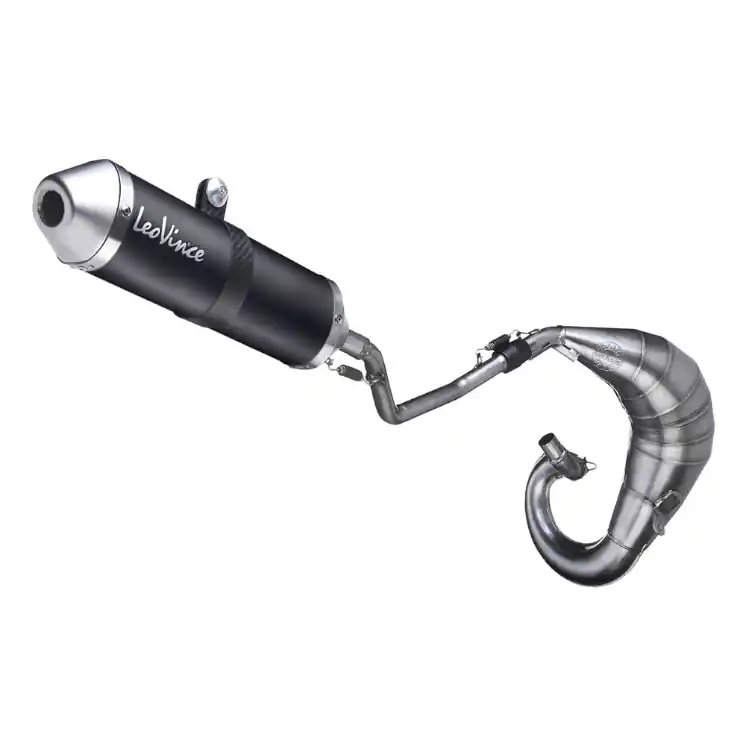 Must-Have LeoVince Système d&rsquo;échappement Hand Made X-Fight, en acier pour Aprilia RS4 50 (Bj.11-13)