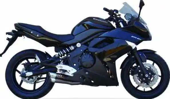 IXIL HYPERLOW BLACK XL pot d'échappement en acier inoxydable pour Kawasaki ER 6 F / N, Versys 650 Jusqu'à Épuisement Des Stocks