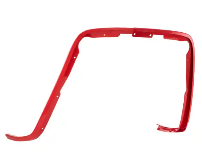 Tube mono fente bouclier de jambe rouge pour Vespa Primavera/Sprint 50-150ccm Vente Flash