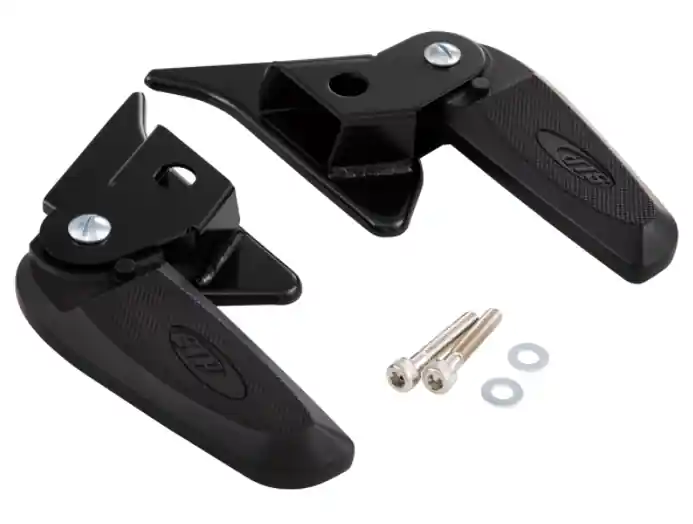 Fußrasten rechts und links für Vespa Primavera/​Sprint 50-150ccm 2T/​4T AC, schwarz/schwarz Expédié Aujourd&rsquo;hui